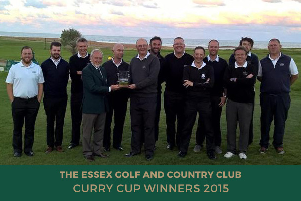Colne Valley Golf Club - Curry Cup Winners 2015