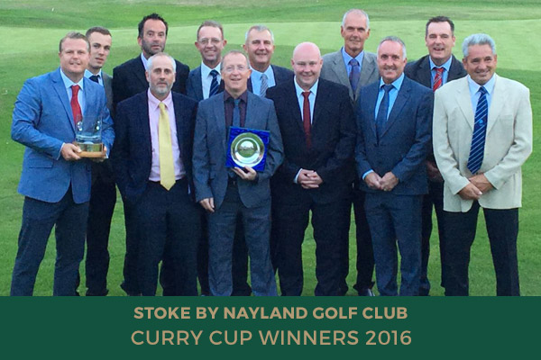 Colne Valley Golf Club - Curry Cup Winners 2016