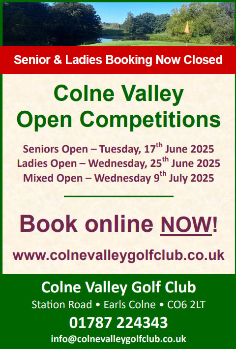 Open Competitions at Colne Valley Golf Club, Earls Colne, Essex