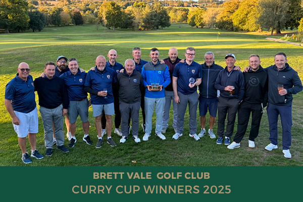 Brett Vale Golf Club - Curry Cup Winners 2025